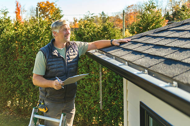 Professional Roof Inspection technician working in Parshall, ND